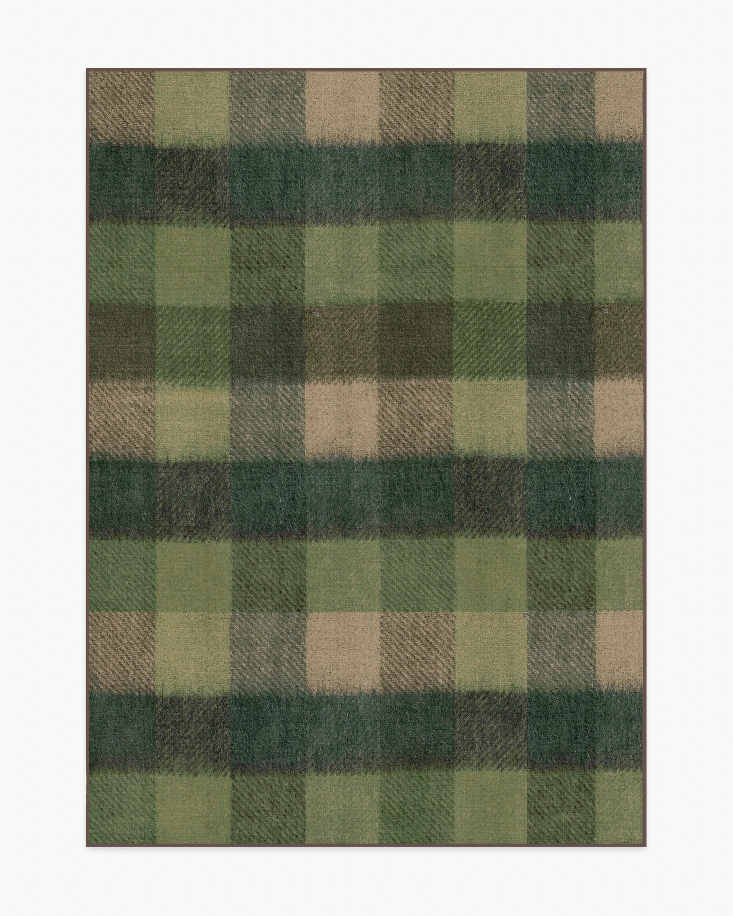 Tallitha Green & Tan Rug | Ruggable