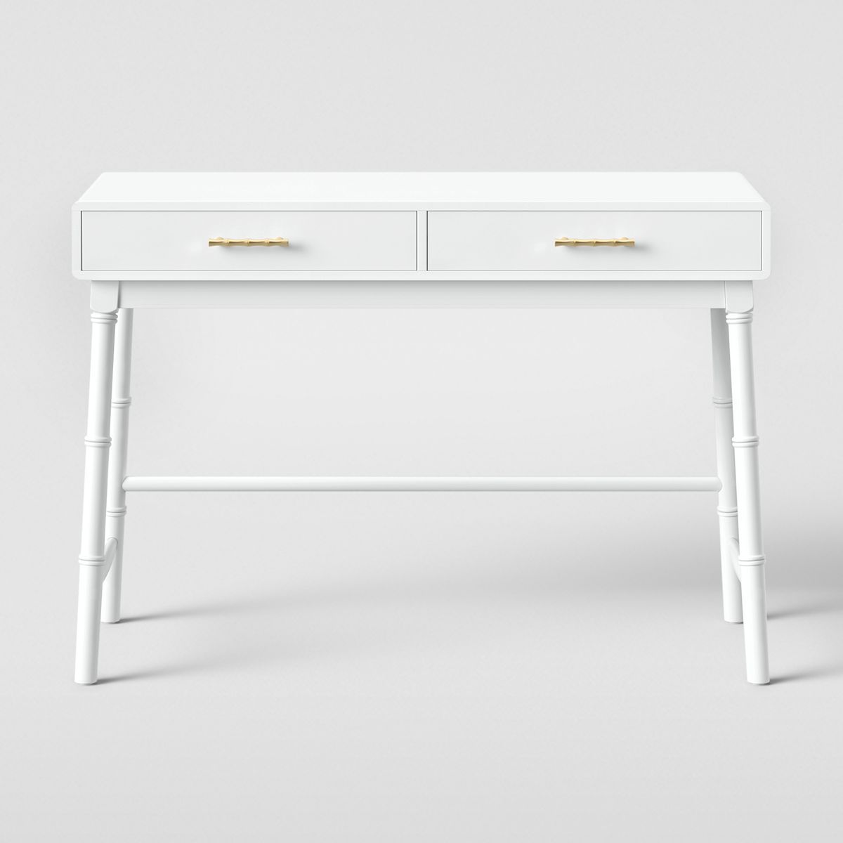 Oslari Wood Writing Desk with Drawers White - Threshold™ | Target