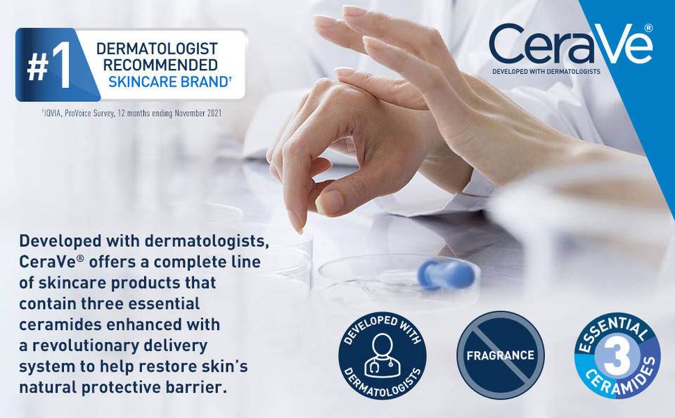 CeraVe Crema Hidratante, Humectante para Rostro y Cuerpo para Piel Normal a Muy Seca, 16 oz | Walmart (US)