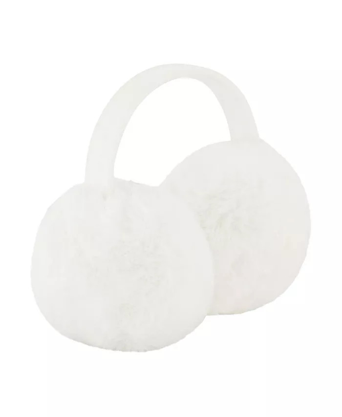 Laundry by Shelli Segal Women's Stylish Oversized Solid Faux Fur Earmuff - Macy's | Macy's