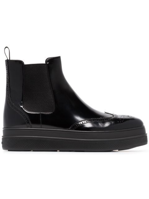 45 Leather Flatform Chelsea Boots | Farfetch (US)