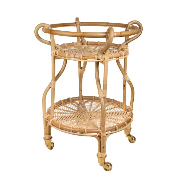 Franco Albini 21.7'' Wide Circular/Round Bar Cart | Wayfair North America