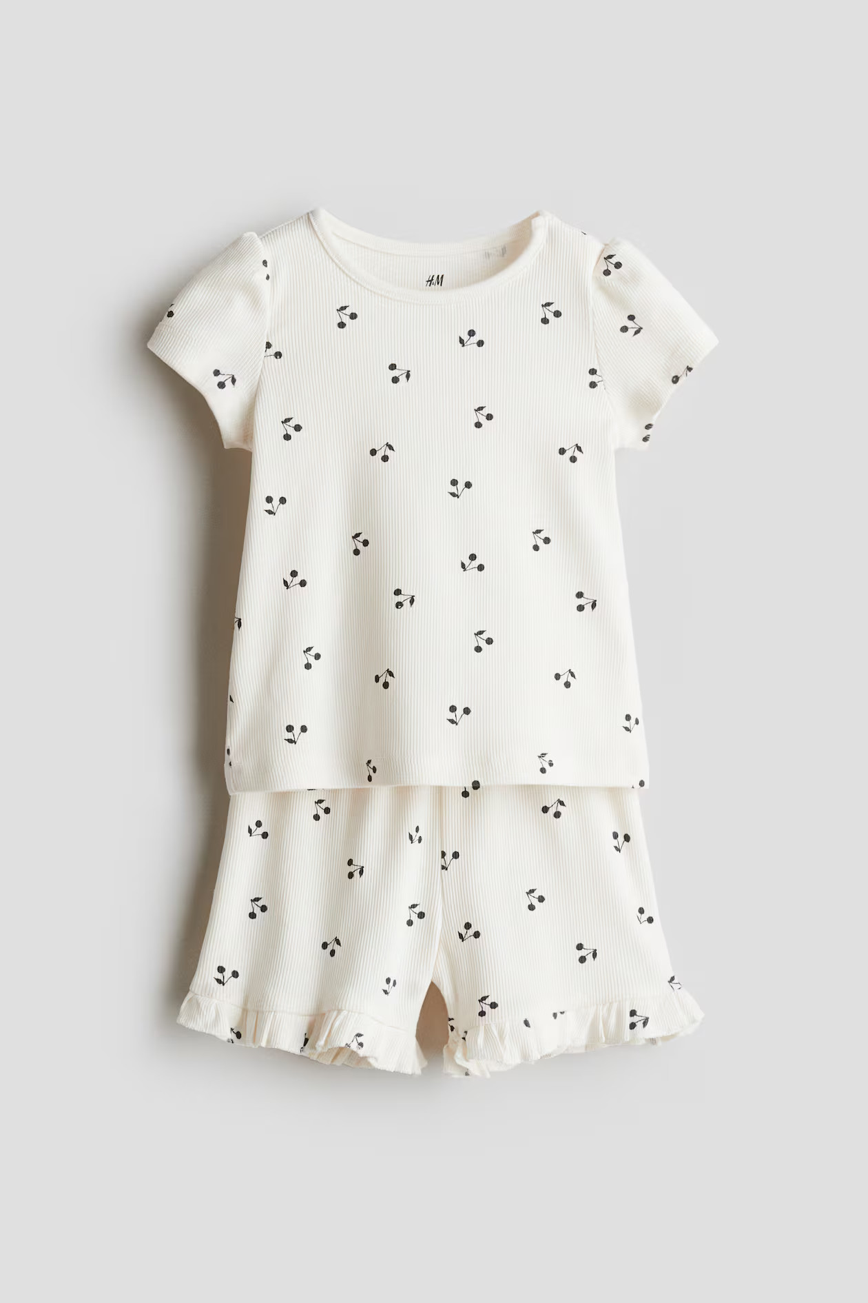 2-Piece Ribbed Cotton Set | H&M (US + CA)