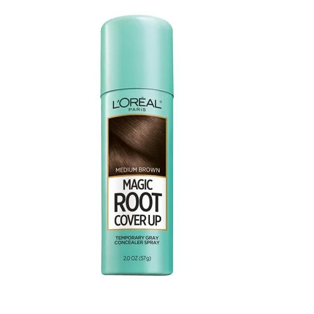 L Oreal Paris Magic Root Cover Up Gray Concealer Spray Medium Brown Aerosol Stocking Stuffers 2 oz | Walmart (US)