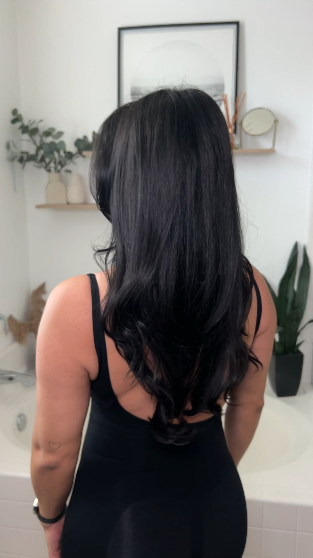 Hair refresh day 🖤
Soft black color + gray coverage, deep conditioning, and my go-to blowout routine for soft, glossy hair.


#LTKU #LTKselfcare #LTKBeauty