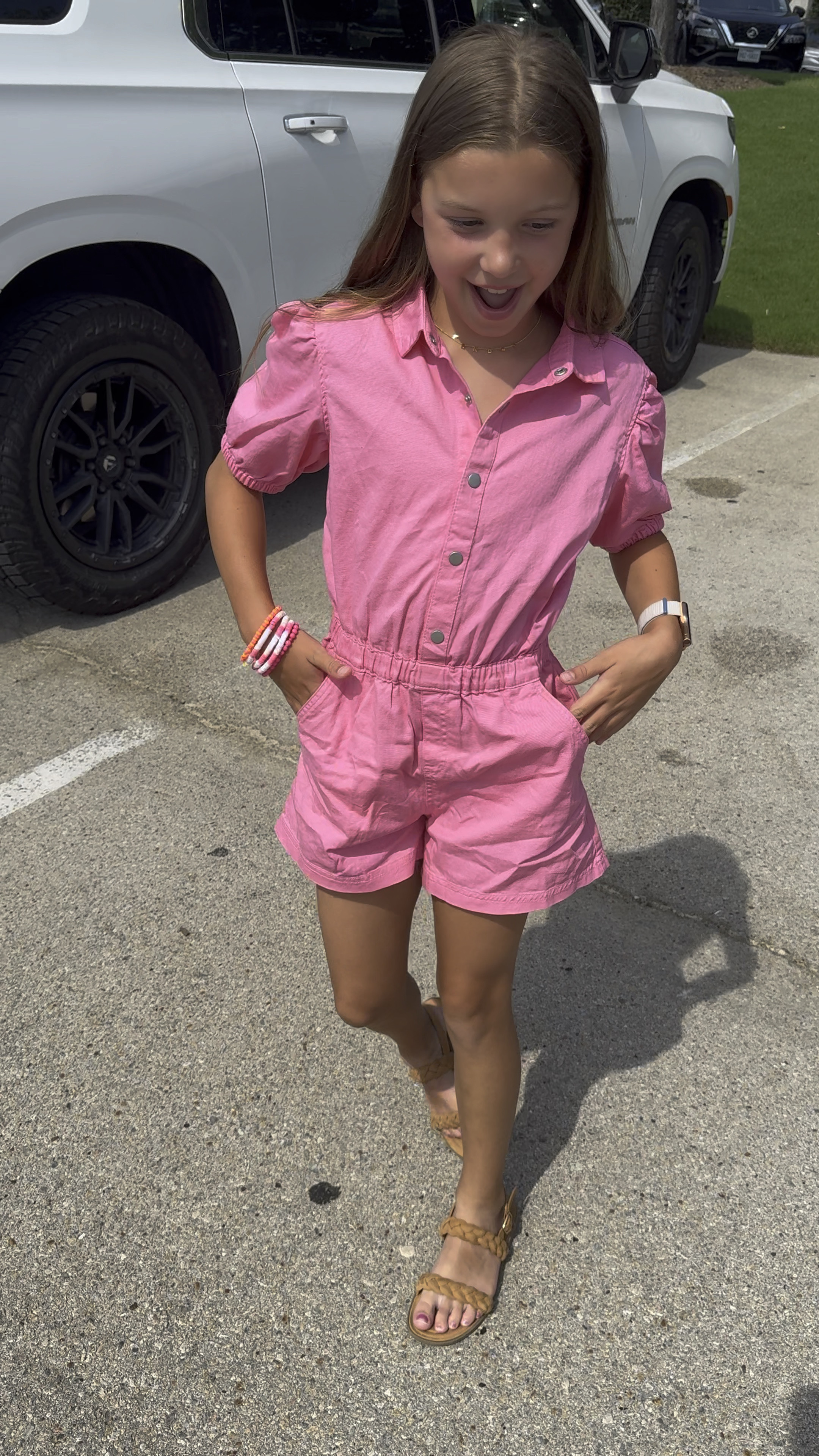 Landry fit check! Romper & sandals on major sale! 

#LTKSaleAlert