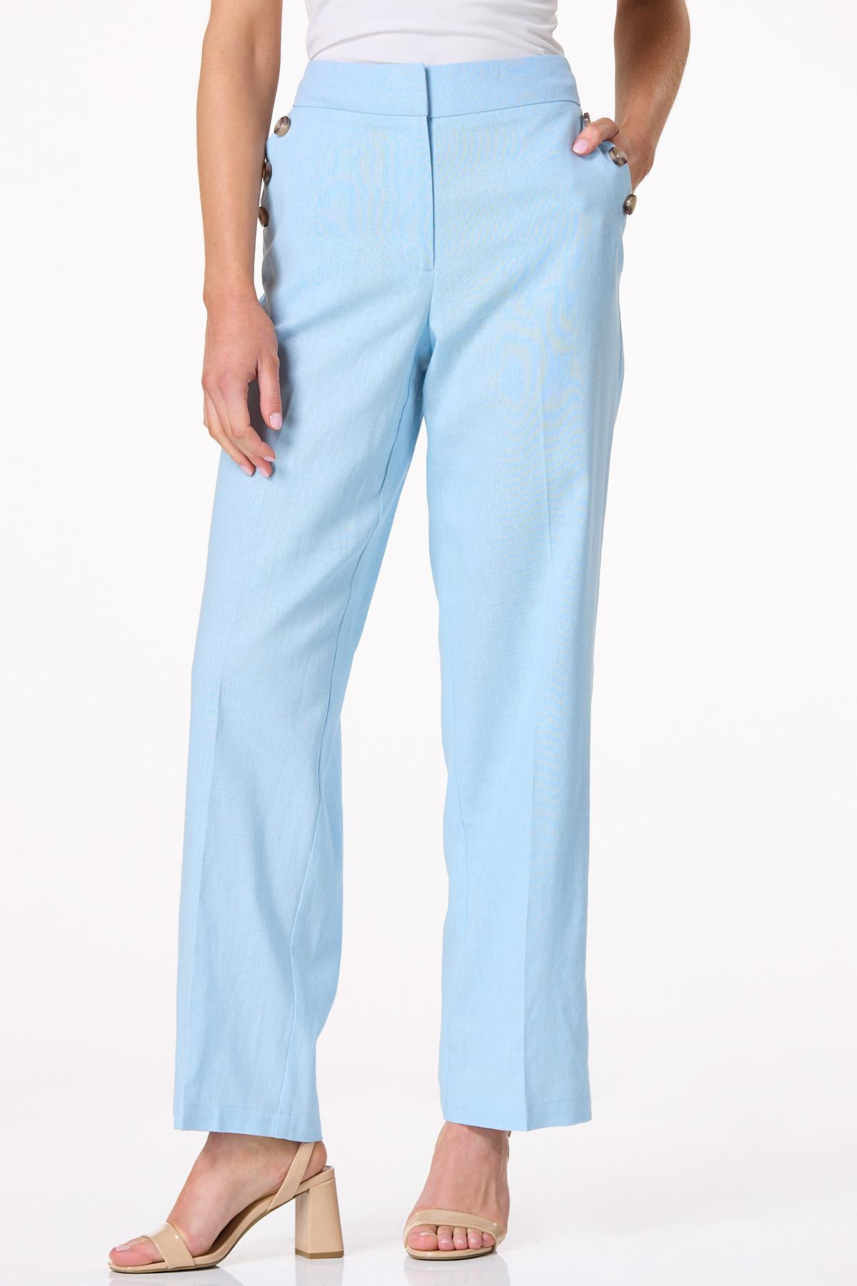 Solid Linen Pants | Cato Fashions