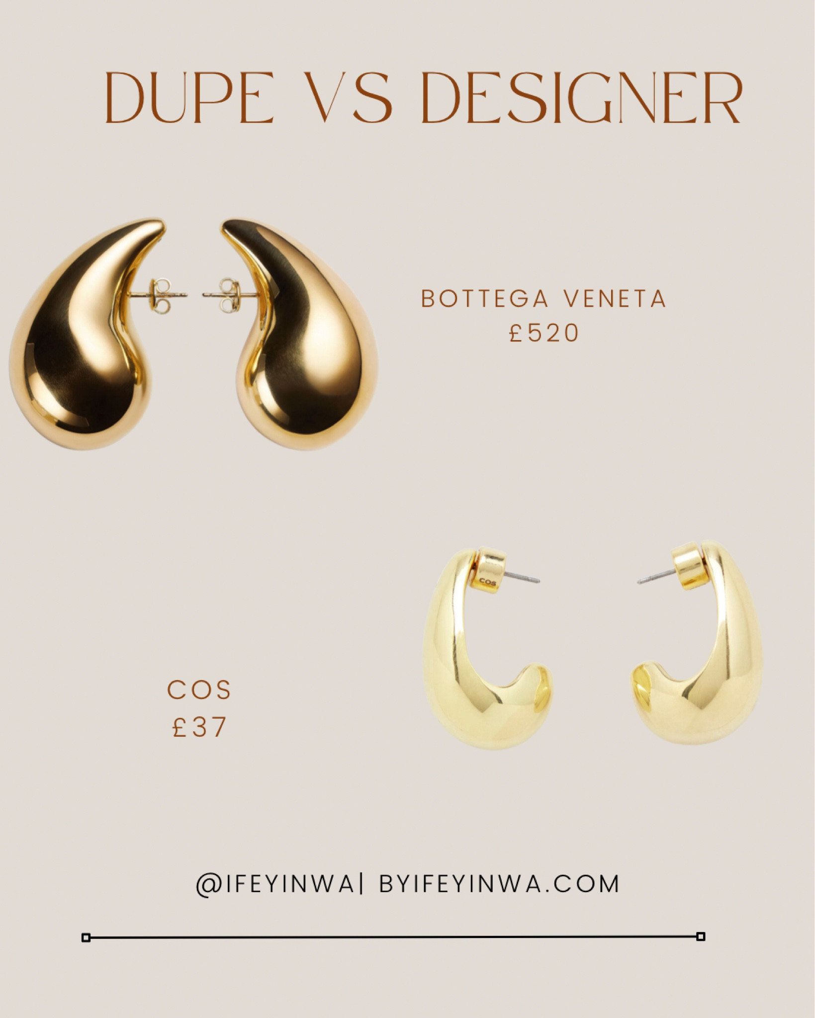 These teardrop earring are the perfect dupe bottega earrings. 

#LTKunder50 #LTKFind

#LTKstyletip