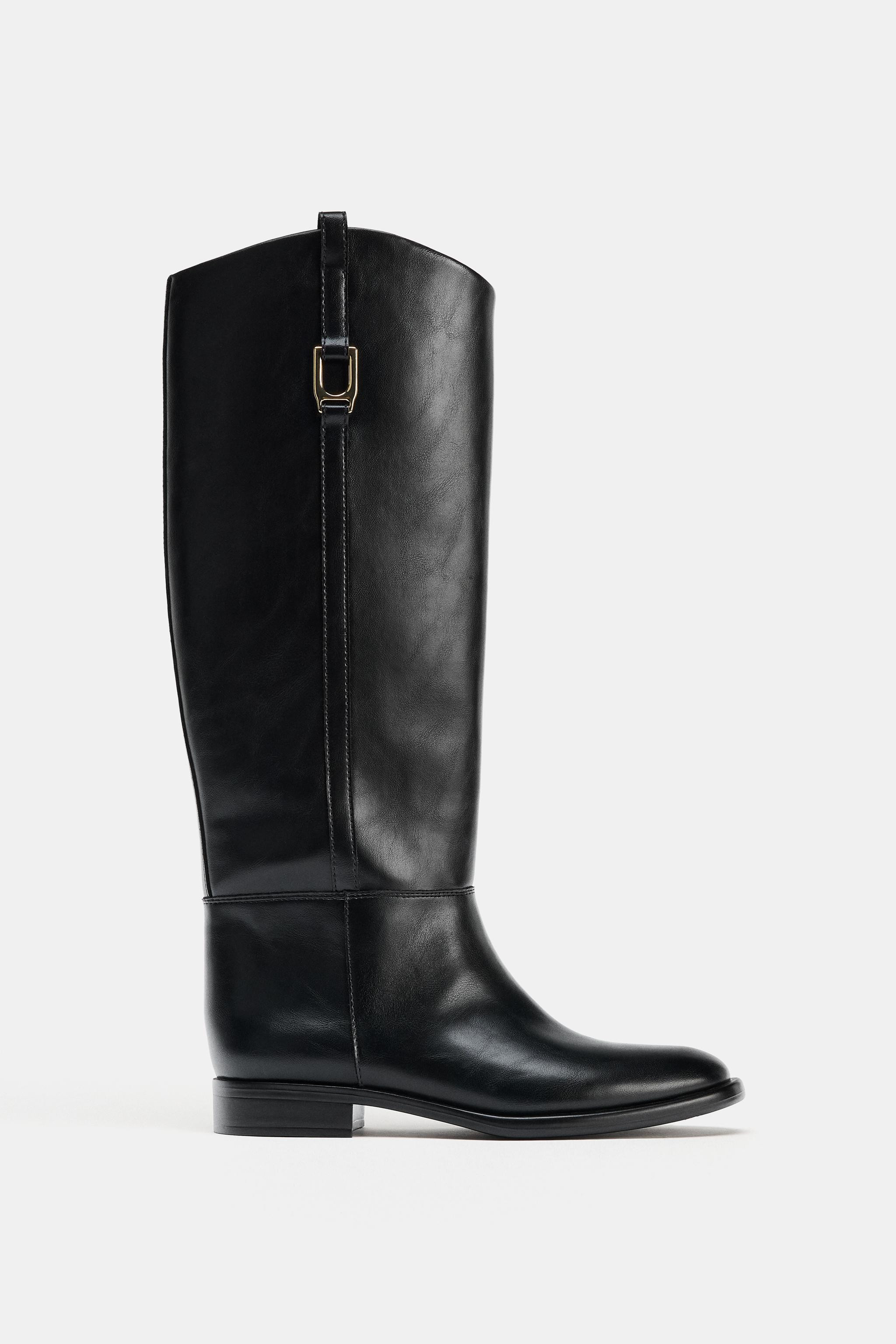 EQUESTRIAN FLAT BOOTS | Zara US