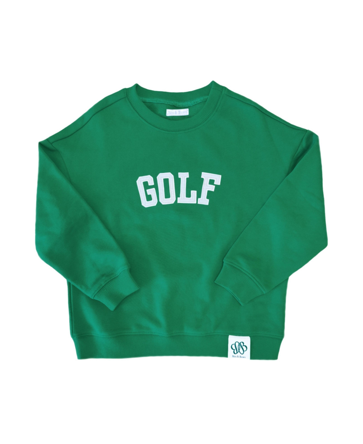 Bits & Bows Baby Unisex Golf Cotton Crewneck Sweatshirt - Green | Macy's