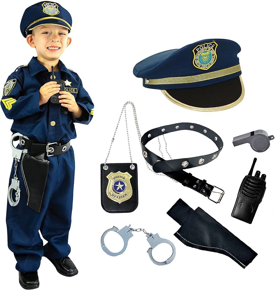 Joyin Toy Spooktacular Creations Deluxe Police Officer Costume and Role Play Kit. | Amazon (US)