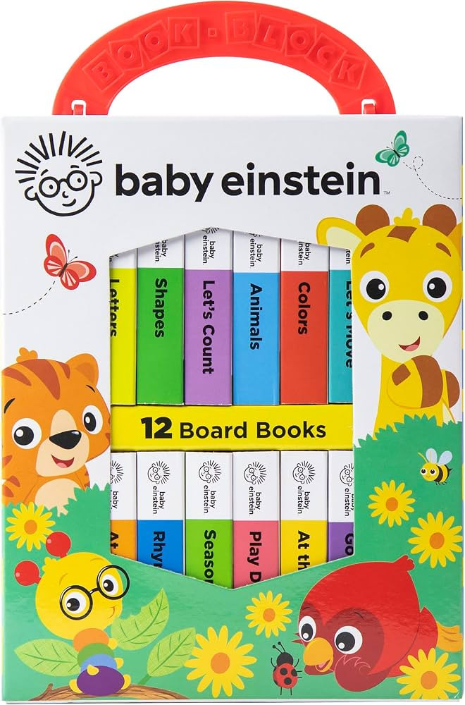 Baby Einstein - My First Library Board Book Block 12-Book Set - First Words, Letters, Counting, a... | Amazon (US)