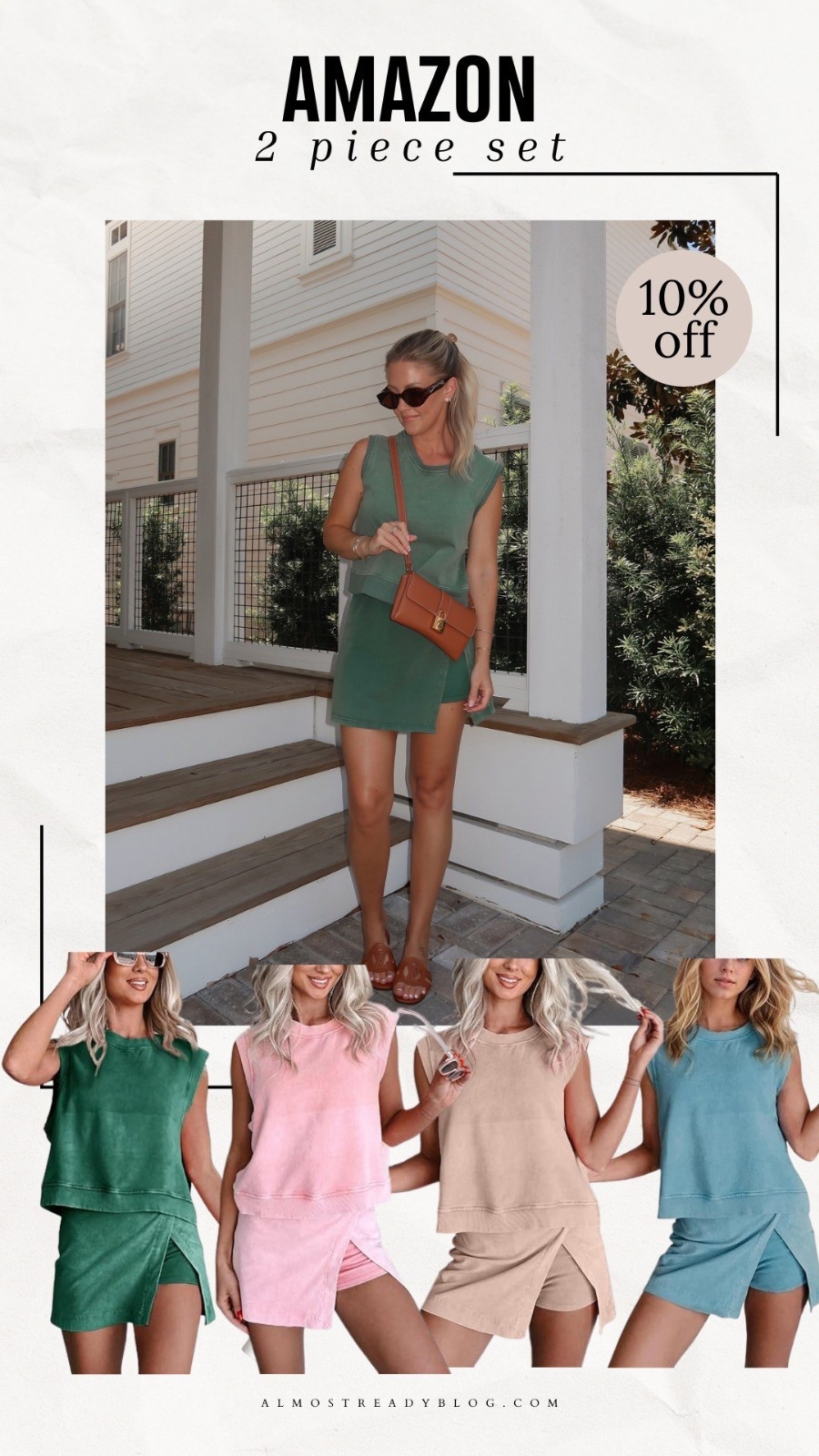 Size Small Amazon set 🫶🏻 The top is a little boxy but I love how it looks with the skort!

#LTKFindsUnder50 #LTKSaleAlert #LTKFindsUnder100