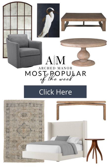 This weeks most popular furniture and home decor shared! 

#LTKstyletip #LTKhome #LTKsalealert