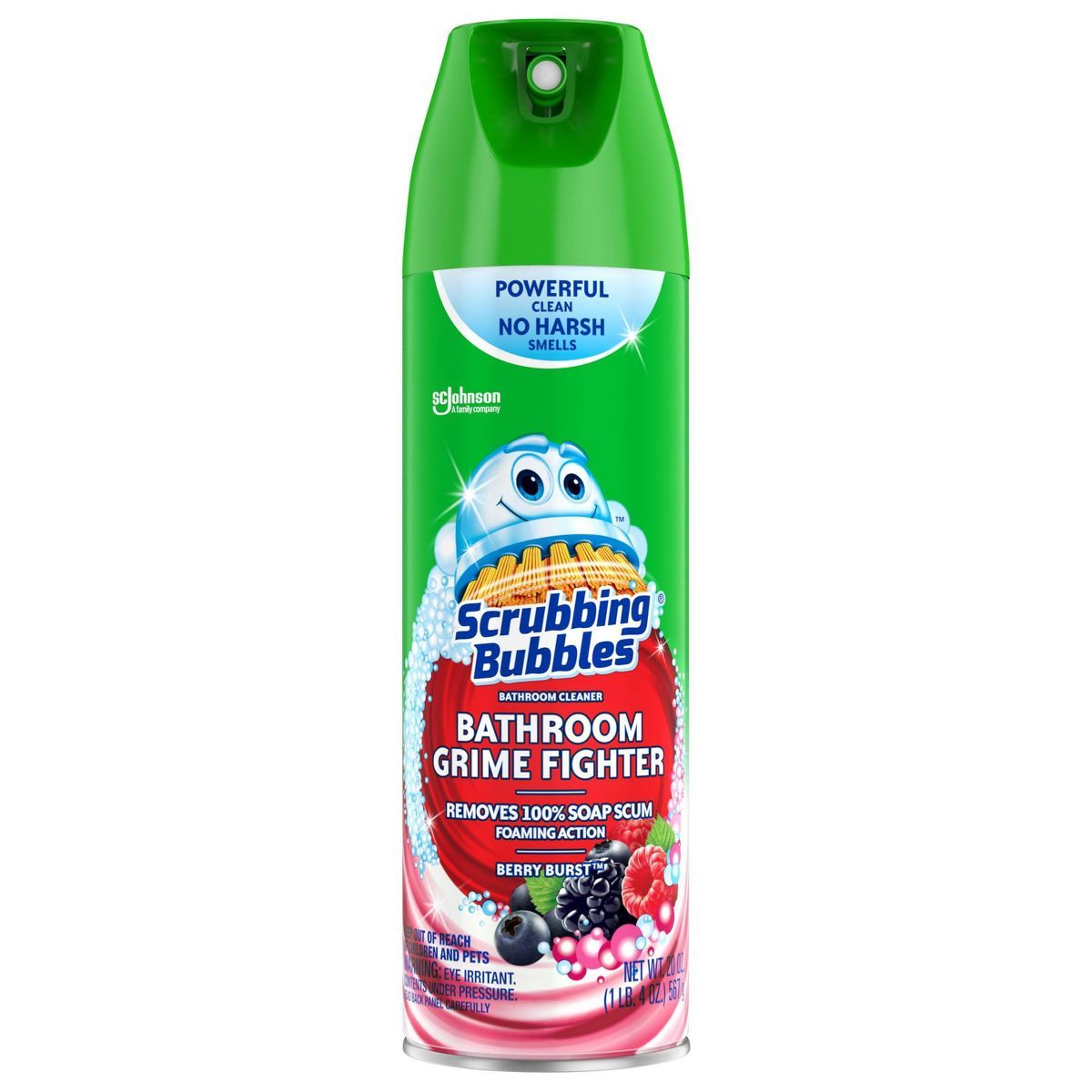 Scrubbing Bubbles Berry Burst Bathroom Grime Fighter - 20oz | Target