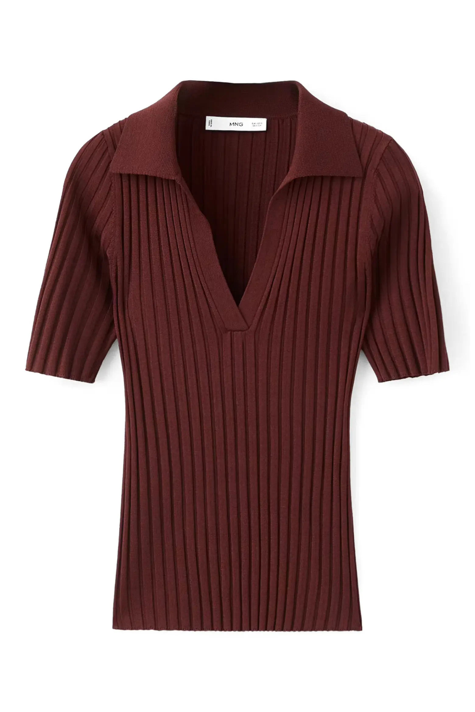MANGO V-Neck Rib Sweater (Women) | Nordstrom | Nordstrom