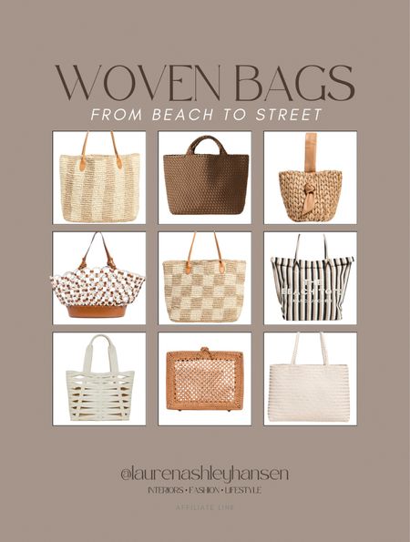 Cute woven bags I’m loving that are perfect for the beach or any summer day! Makes for an adorable travel vacation bag too! 

#LTKSaleAlert #LTKSeasonal #LTKItBag