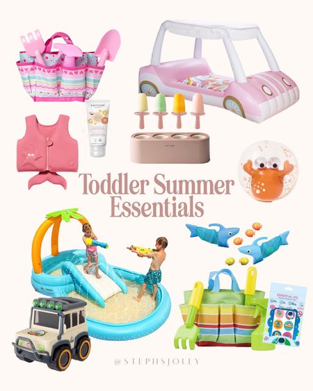 Toddler summer essentials: floaties for the pool, inflatable pool, garden toys, beach toys 

#LTKbaby #LTKkids