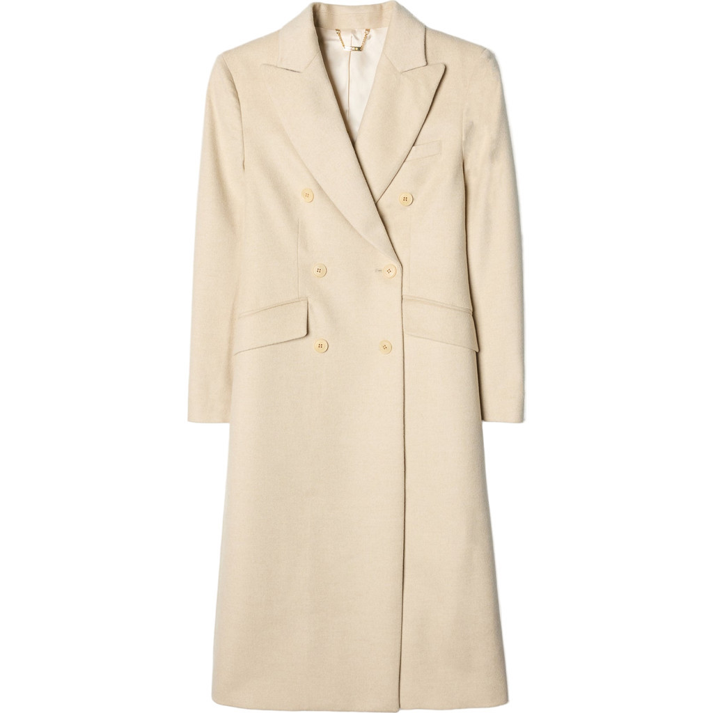 Gobi Cashmere Cashmere Double-Breasted Long Coat in Beige at Nordstrom, Size Medium | Nordstrom