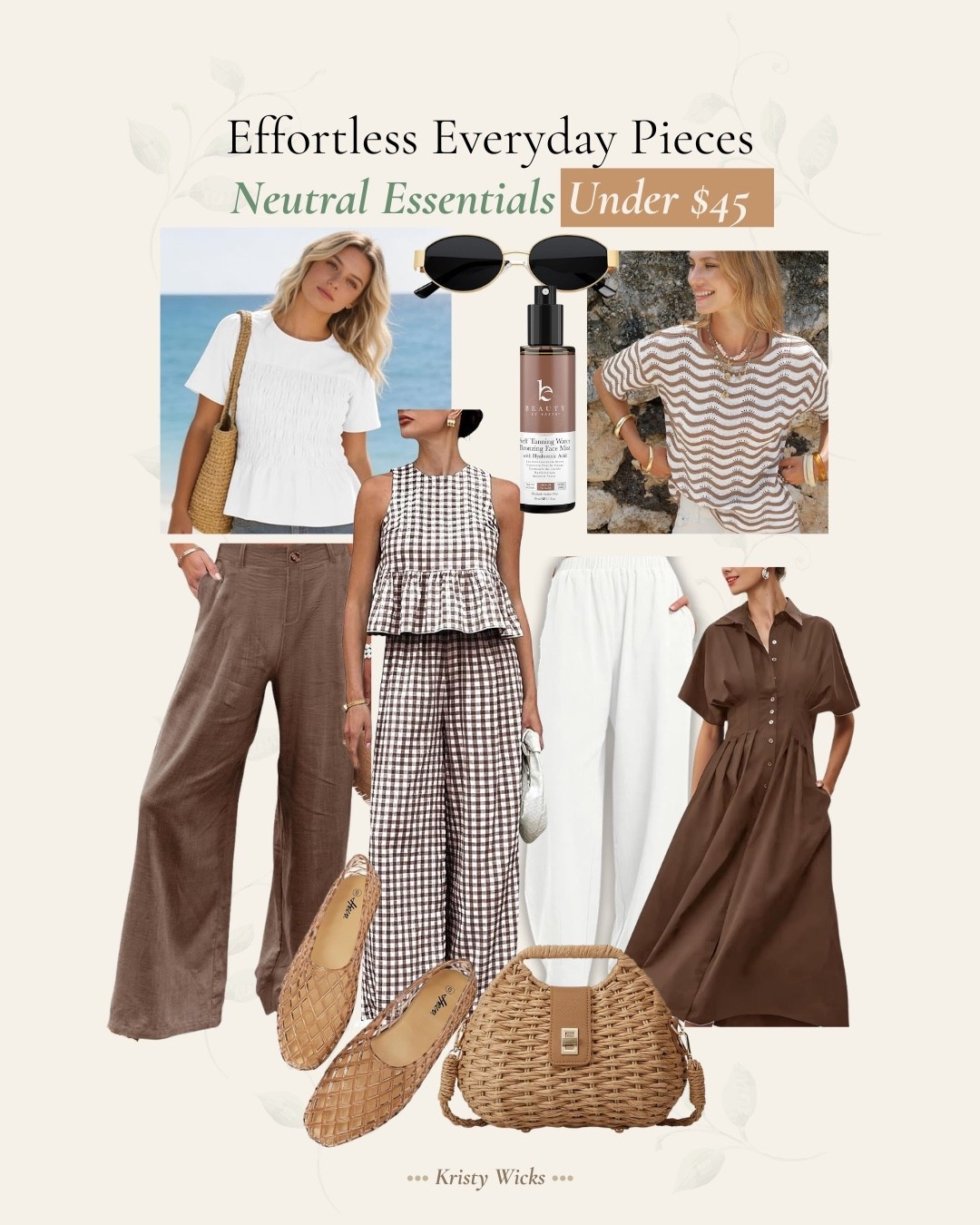 Effortless Everyday Pieces 
Neutral Essentials Under $45

#LTKTravel #LTKWorkwear