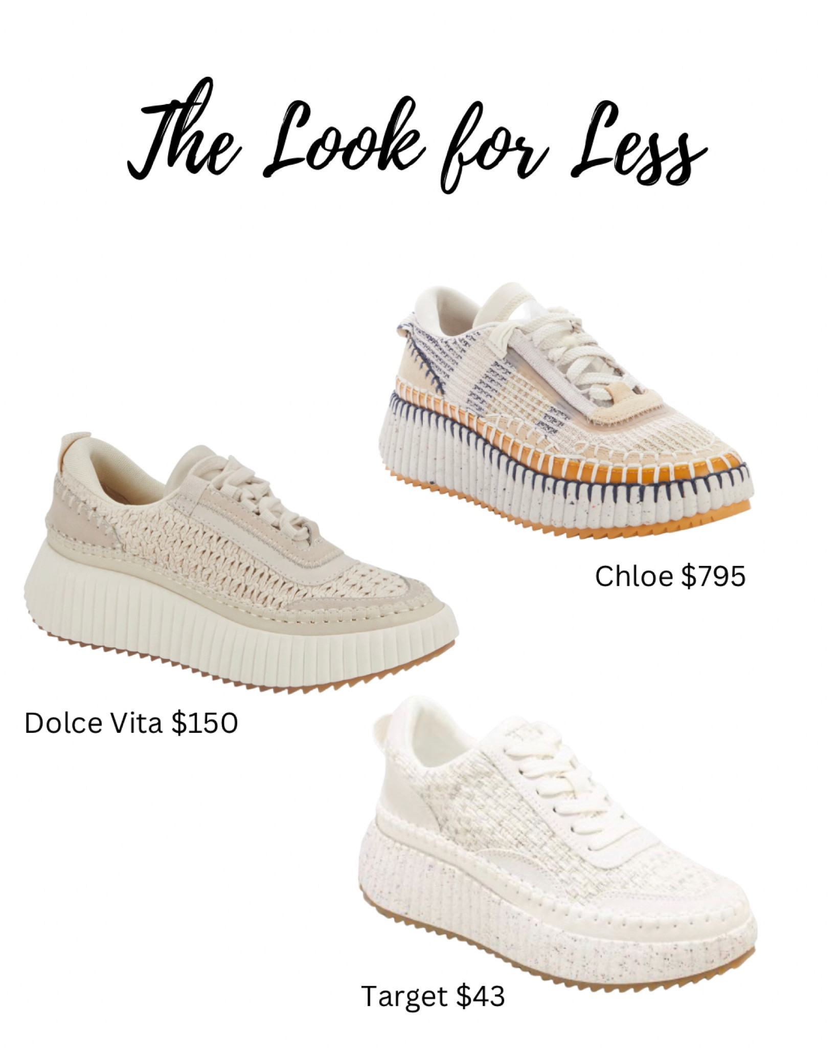 Save or splurge? Options in every price range for this popular woven platform sneaker



#LTKshoecrush