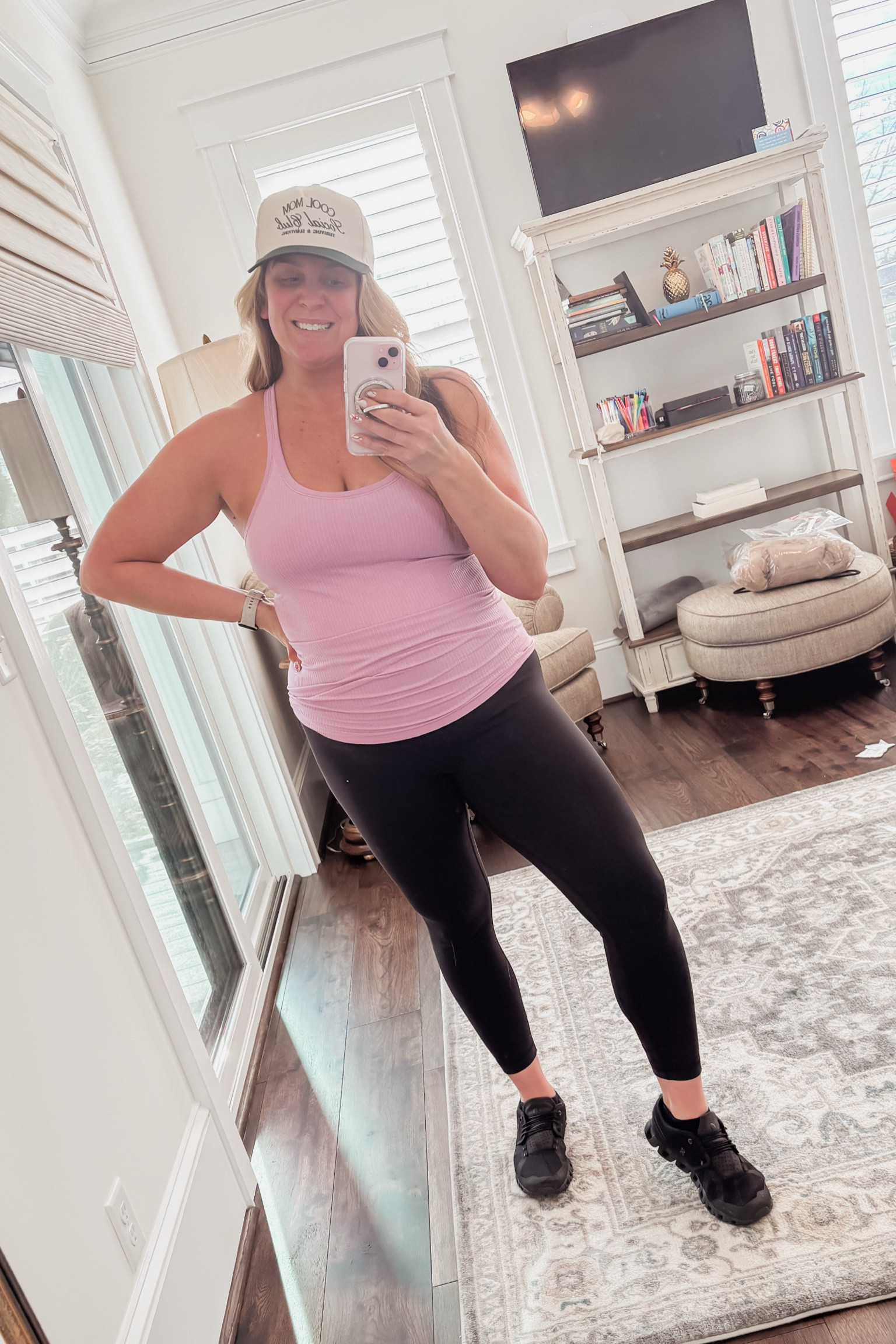 Busy mom Saturday outfit check! 

Lululemon, on cloud, pink Lilly, sahm, mom outfit, Saturday, athleasure, active, align, ebb to street 

#LTKMidsize #LTKFindsUnder100 #LTKActive