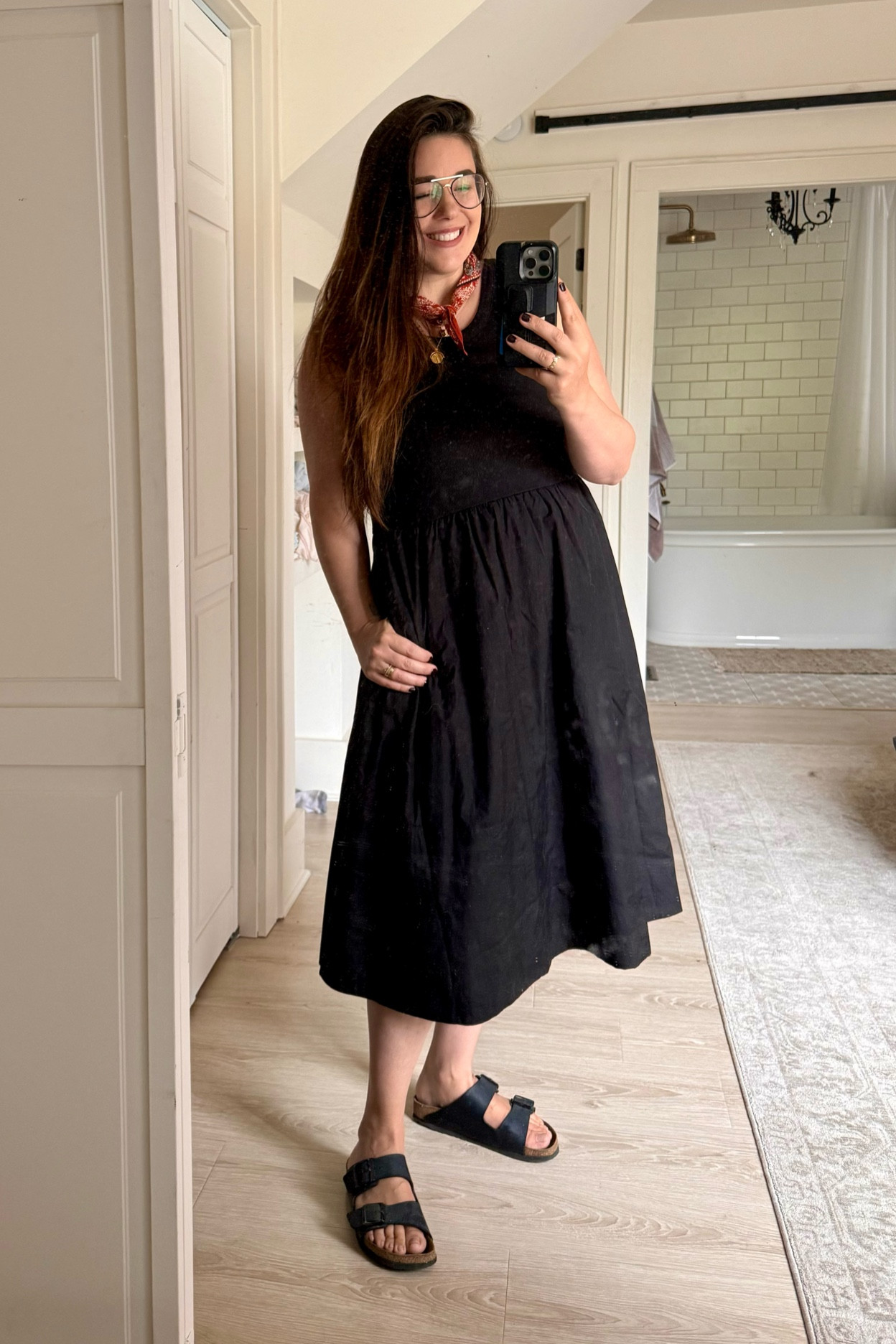 Dress on repeat! It’s back in stock in white and black. Size down, I’m wearing a Medium. $26! And has a side zip and pockets 👍🏼

#LTKmidsize