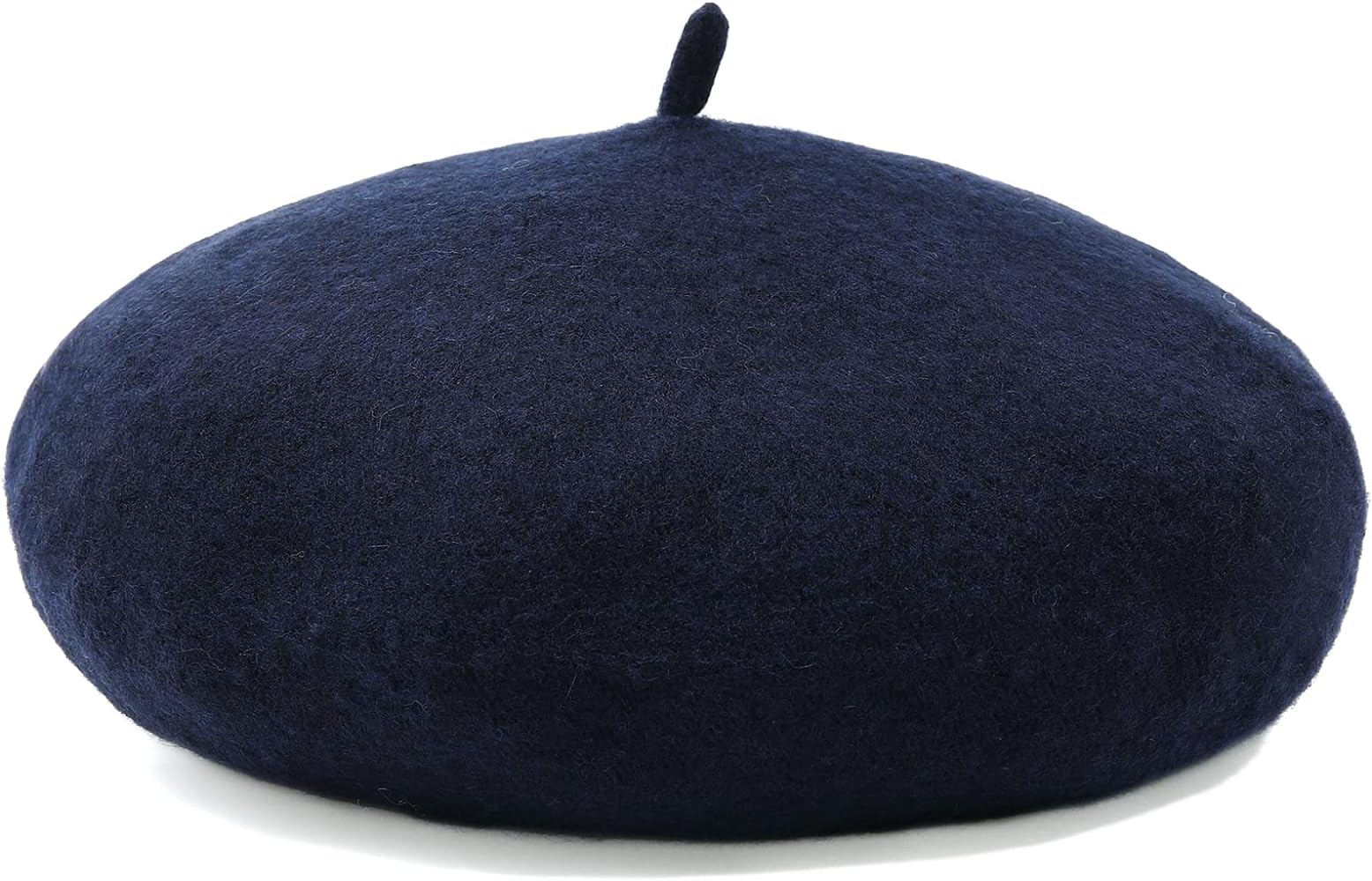 Women French Wool Beret Hats - Solid Color Classic Beanie Winter Cap | Amazon (US)