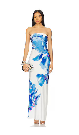 ROCOCO SAND x REVOLVE Maxi Dress in Blue. - size M | Revolve Clothing (Global)