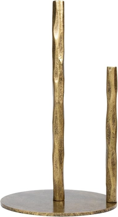 Paper Towel Holder, Hand-Forged Vintage Gold Paper Towel Stand Holder, Kitchen Heavy Duty Solid M... | Amazon (US)