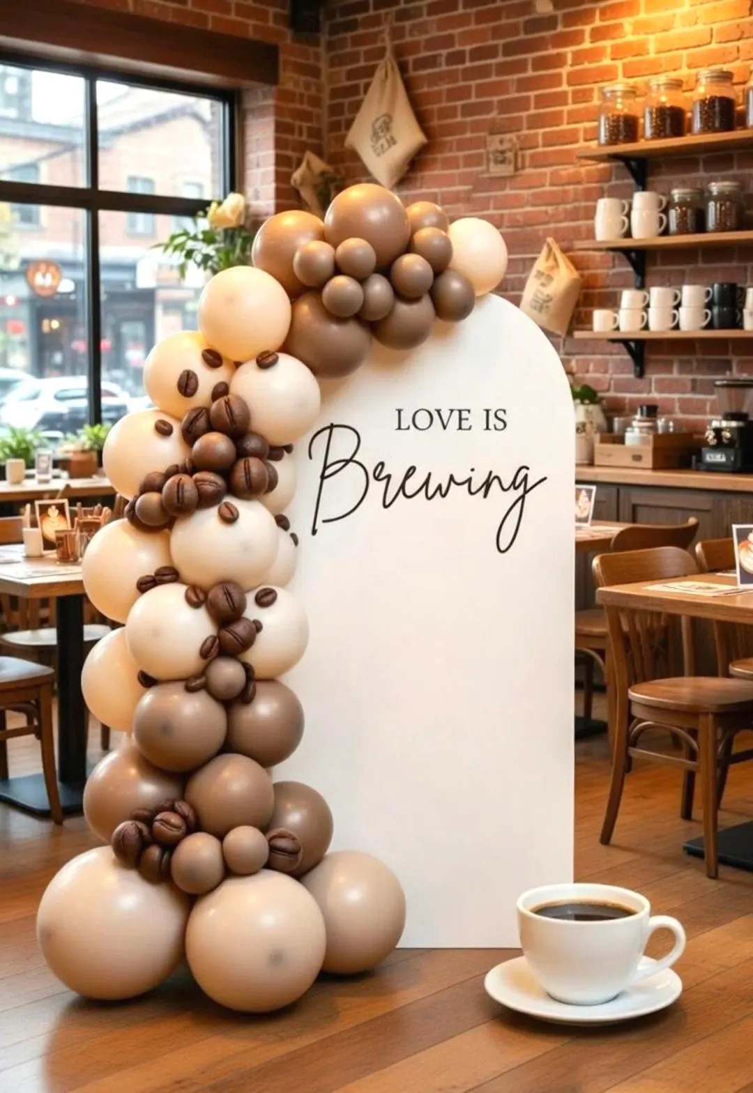 Love is Brewing Decal for Backdrop Sign Arch - Coffee Bridal or Wedding Shower Vinyl - Etsy | Etsy (Global)