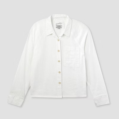 Women's Long Sleeve Adaptive Button-Down Shirt - Universal Thread™ | Target