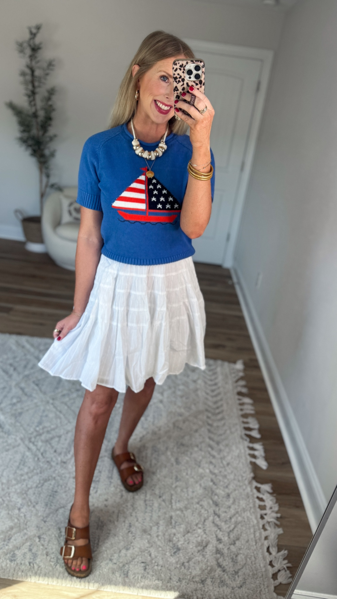 Weekend Walmart Wins try on
Sailboat sweater- small
Not online yet!! White skirt- small [if between, go down!]

#LTKmomlife #LTKootd