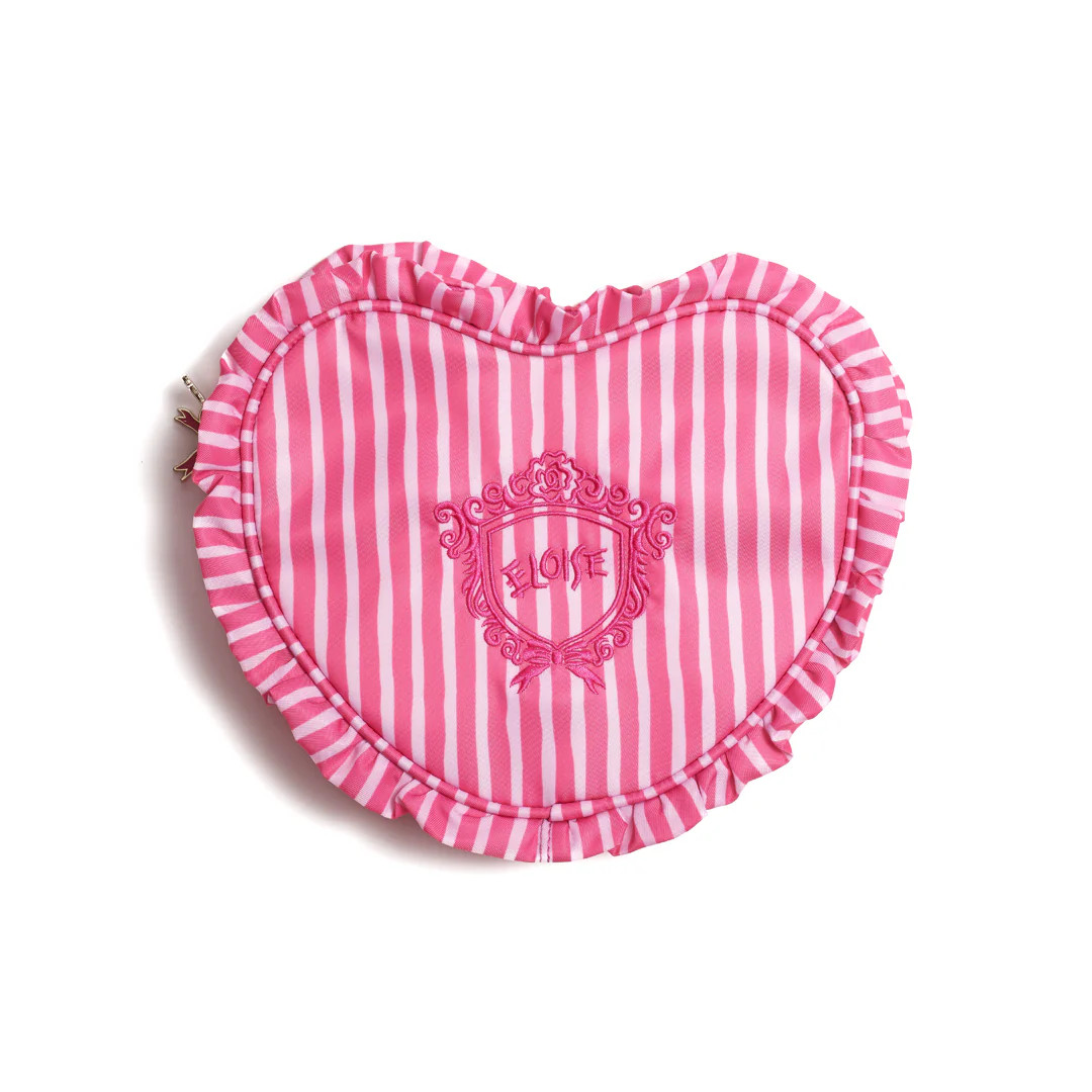 Eloise Stripes Heart Ruffle Bag | Penny Linn Designs