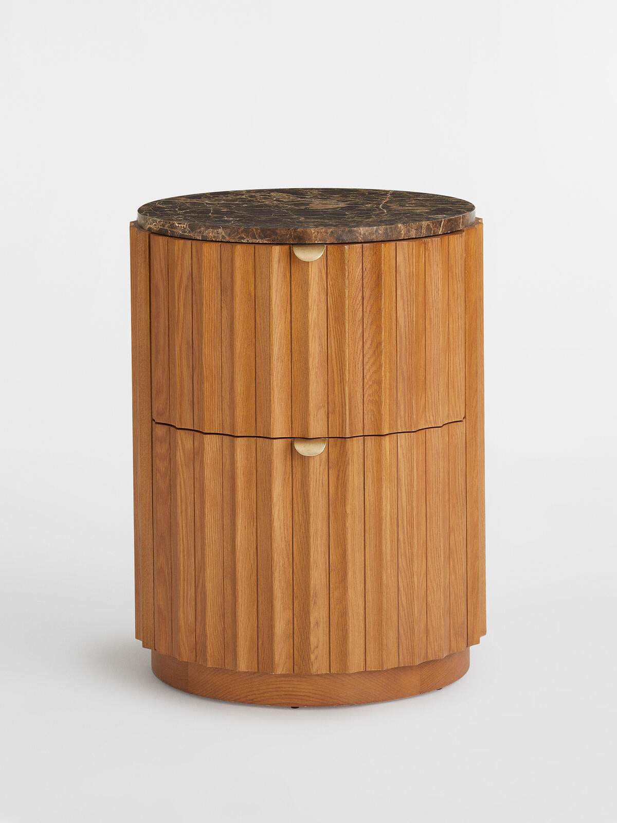 Railton Bedside Table, Dark Emperador Marble | Soho Home Ltd