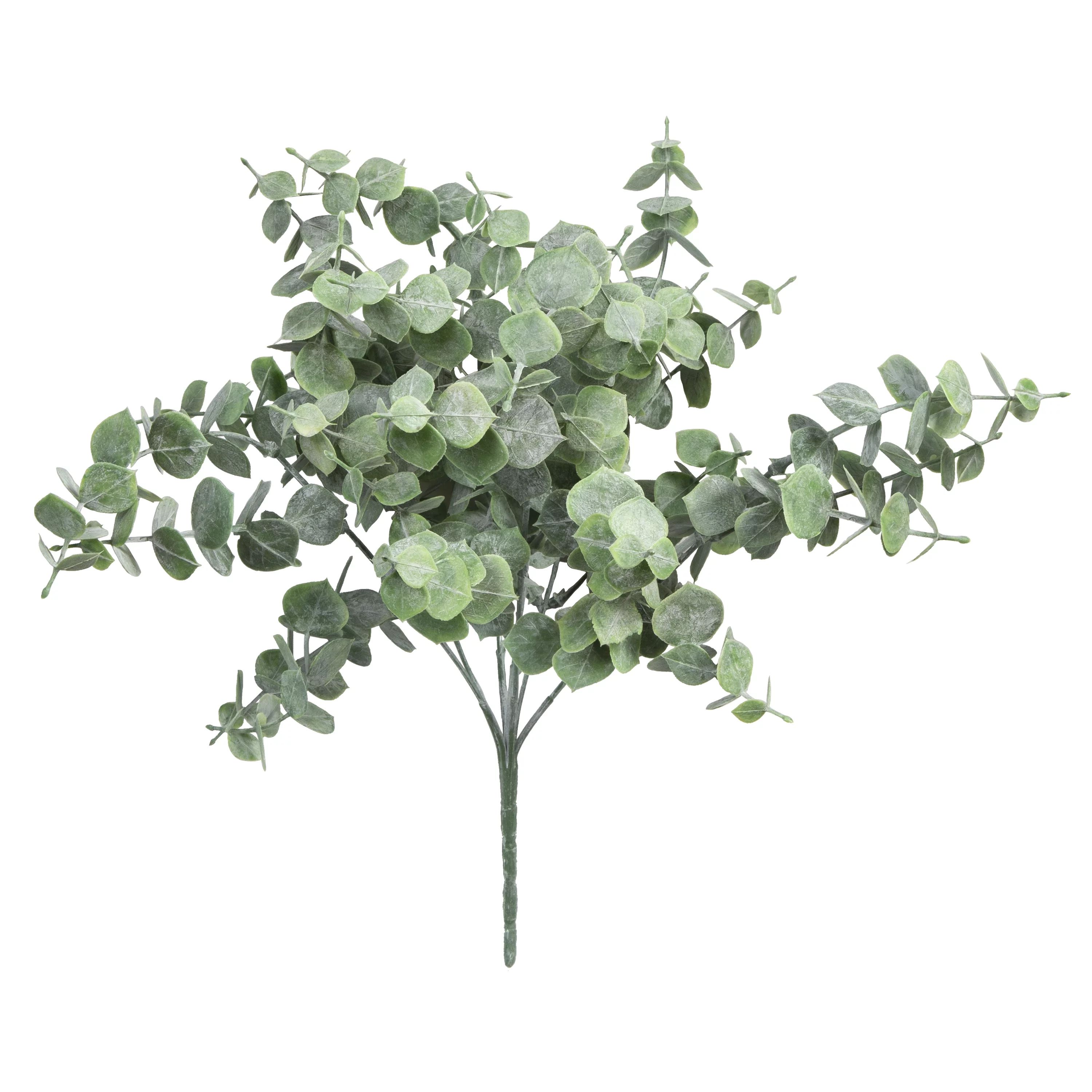 Mainstays Artificial Eucalyptus Pick, Solid, Flocked Green, 14" - Walmart.com | Walmart (US)