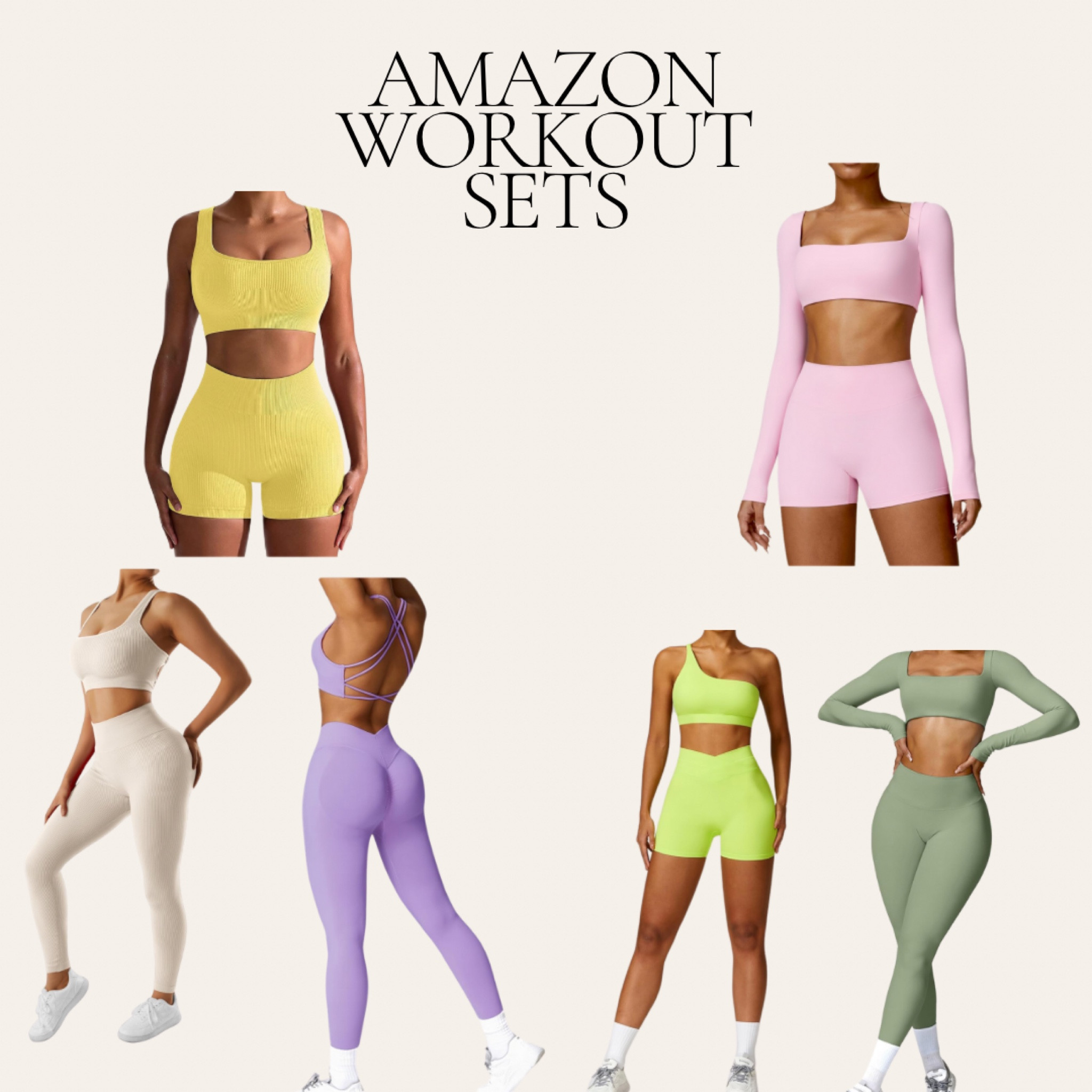 Amazon workout sets!!
All under $50!!!!

#LTKFindsUnder100 #LTKBacktoSchool #LTKActive