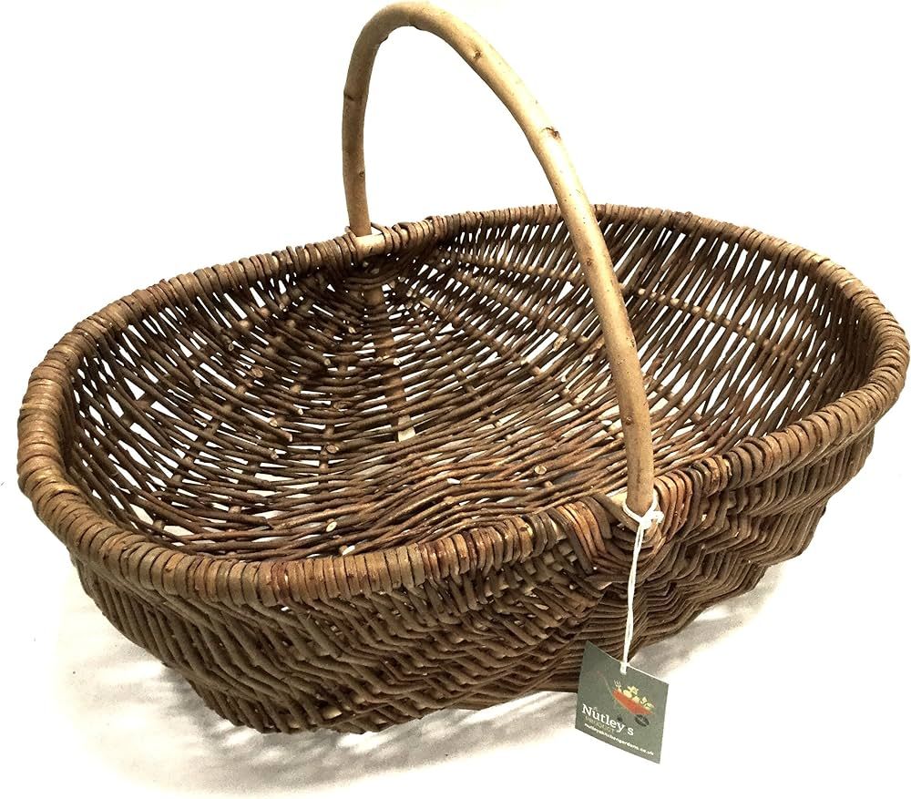Nutley's Rustic Large Willow Vegetable Trug Basket | Amazon (US)