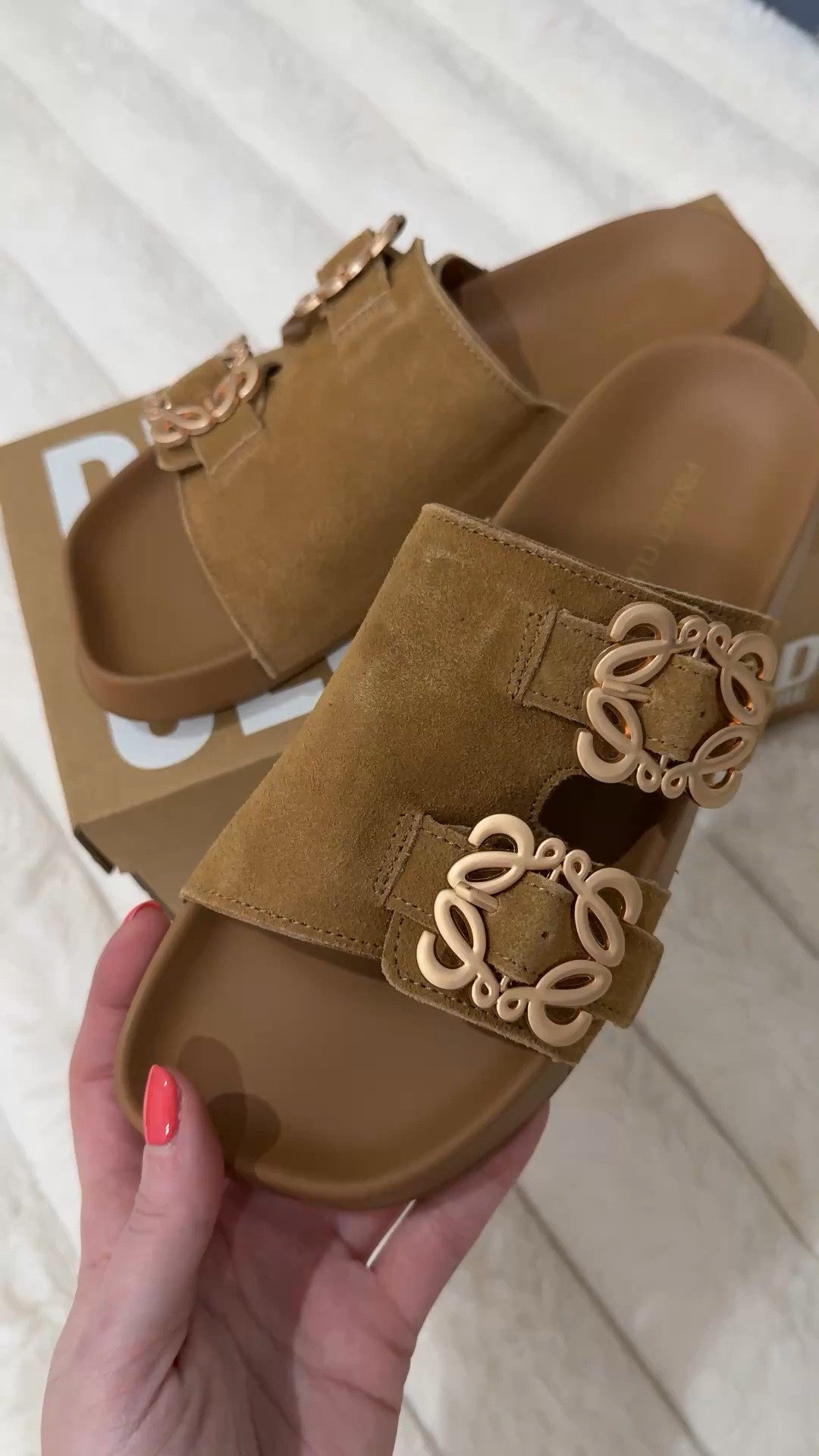 Amazon look for less sandals! I can’t believe how close these look like the real deal! 

#LTKSeasonal #LTKootd #LTKSaleAlert