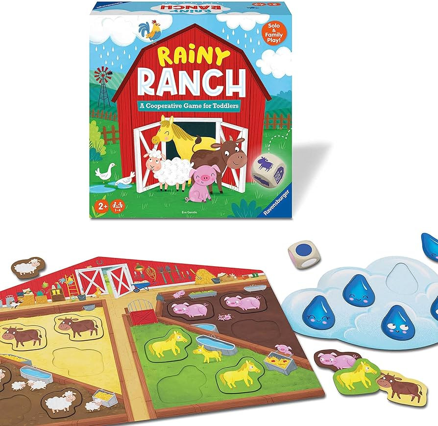 Ravensburger Rainy Ranch - Engaging Cooperative Game for Toddlers - Skill Development - Flexibili... | Amazon (US)