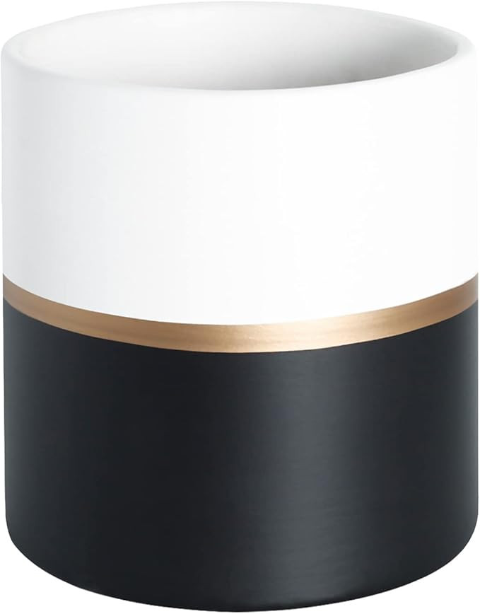 Ghitine Plant Pots Indoor 4.7 Inch Ceramic Planters, Matte Flower Pots with Drainage Hole for Hom... | Amazon (US)