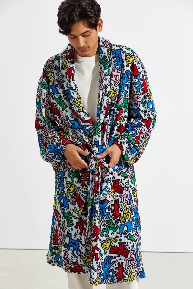 Keith Haring Printed Robe | Urban Outfitters (US and RoW)