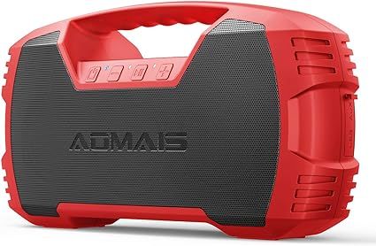 AOMAIS GO Bluetooth Speakers,Waterproof Portable Indoor/Outdoor 40W Wireless Stereo Pairing Boomi... | Amazon (US)