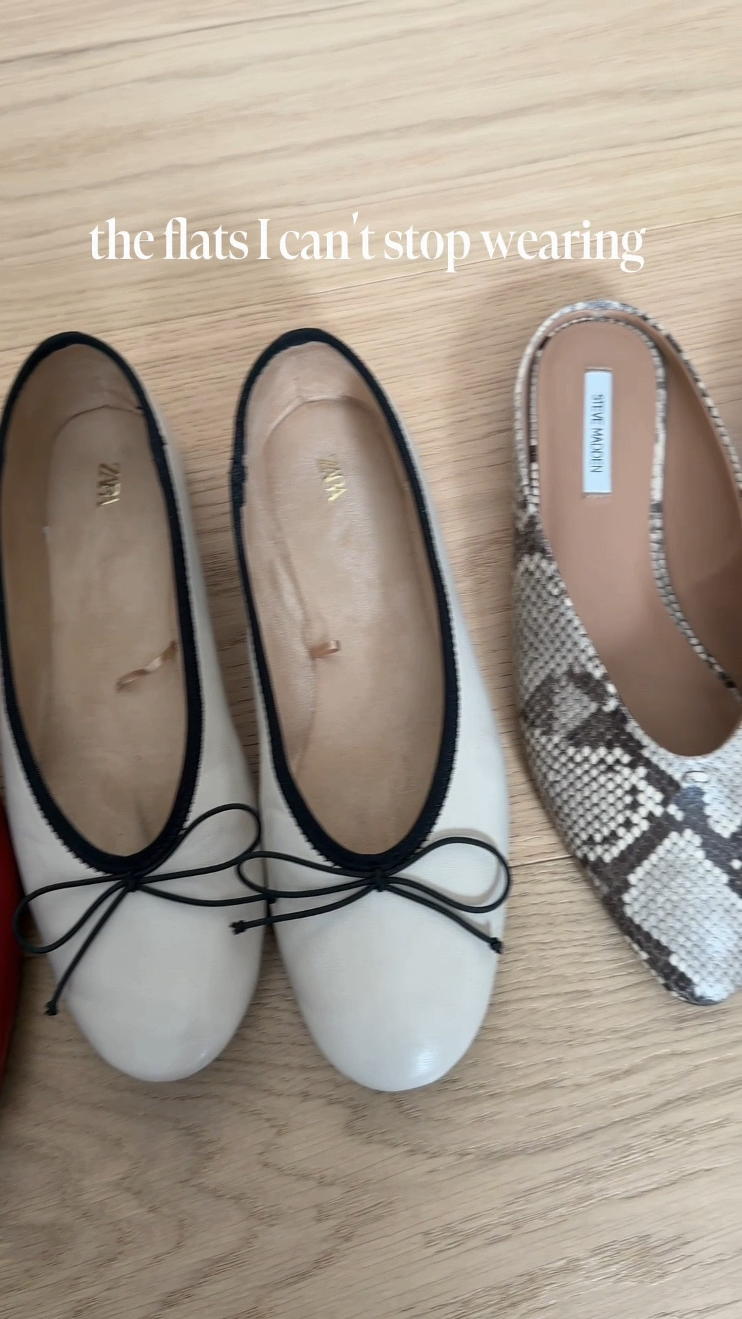 My current flat rotation 👏 From classic ballet flats to snakeskin, mesh and a pop of red… these are the pairs I keep reaching for. Such an easy way to make a simple outfit feel a little more styled. 🤎

#LTKootd #LTKgrwm #LTKU