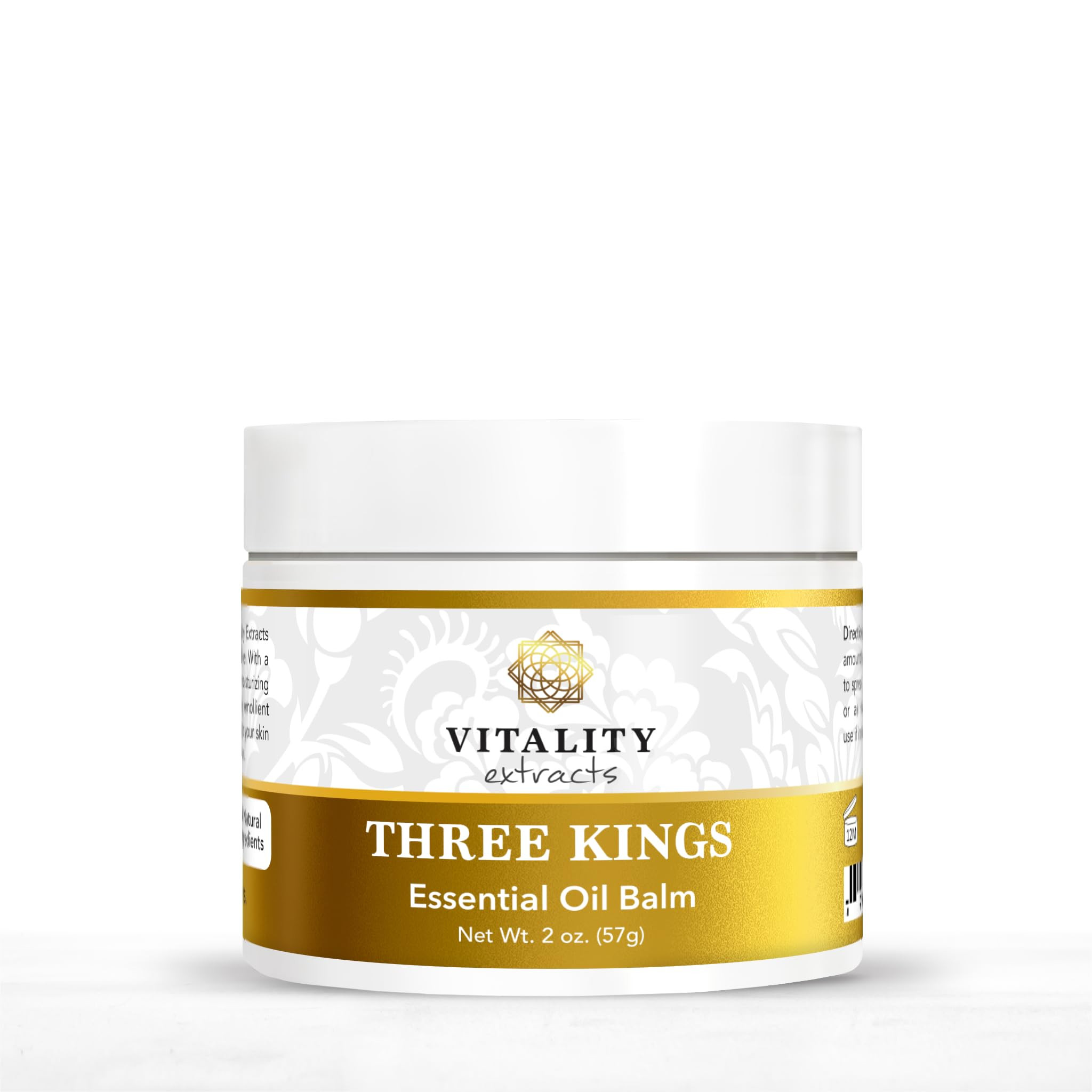 Vitality Extracts Three Kings Balm - 2oz, Frankincense, Myrrh, Sandalwood, Sacred, Ultra-hydratio... | Amazon (US)