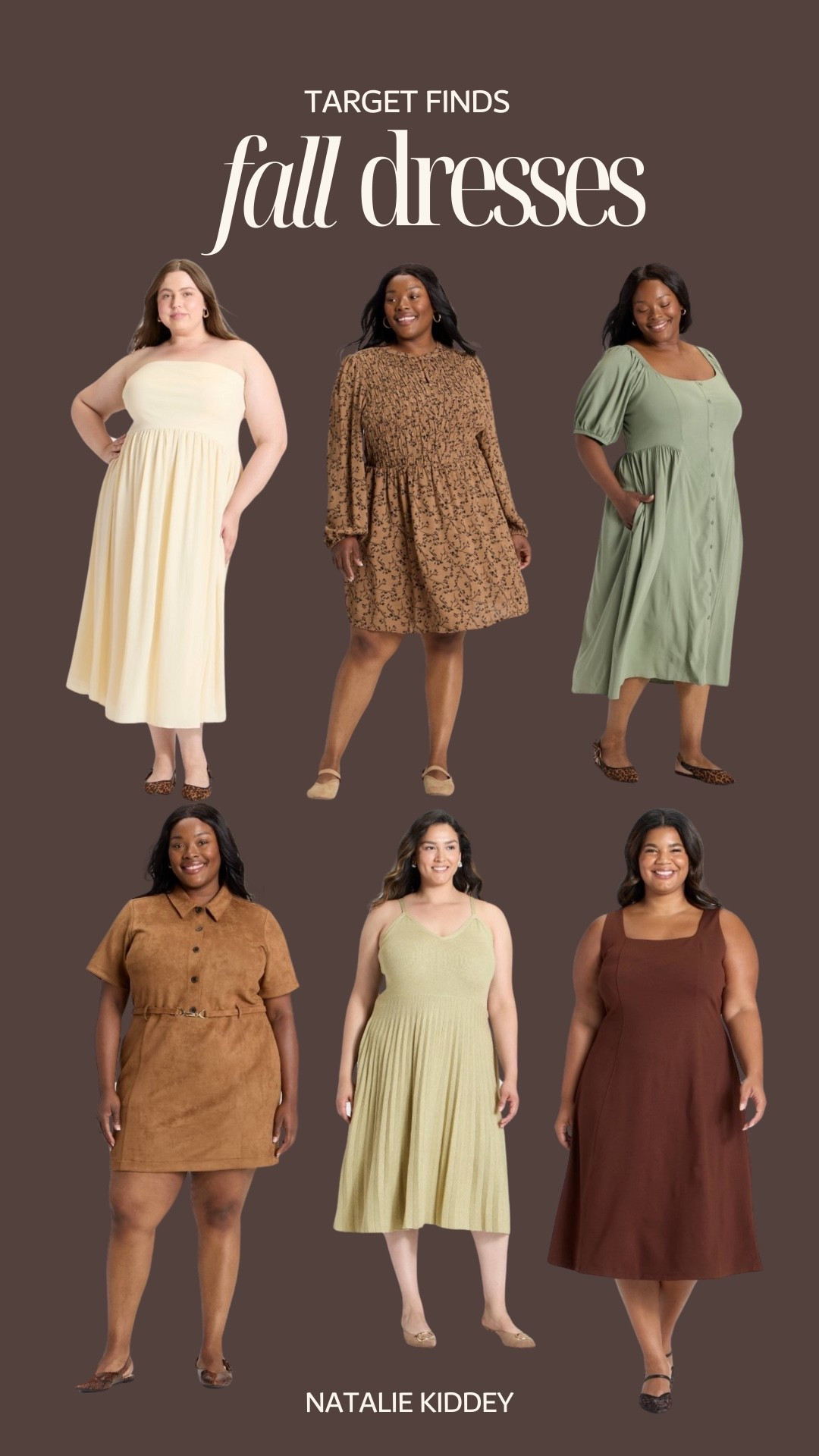 Target fall dresses on sale! I wear a 2x and 3x in these. If it’s a fitted dress, I get the 3x!

#LTKPlusSize #LTKFindsUnder50 #LTKStyleTip