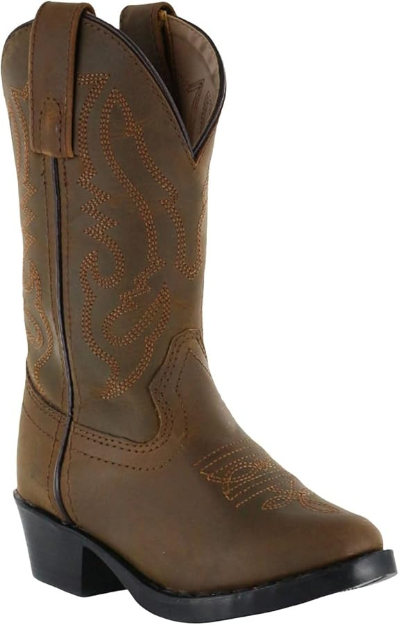 Cody James Boys' Western Boot Round Toe Brown 6 D | Amazon (US)