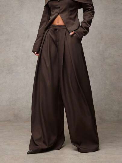 Wide-leg balloon pants | SHEIN