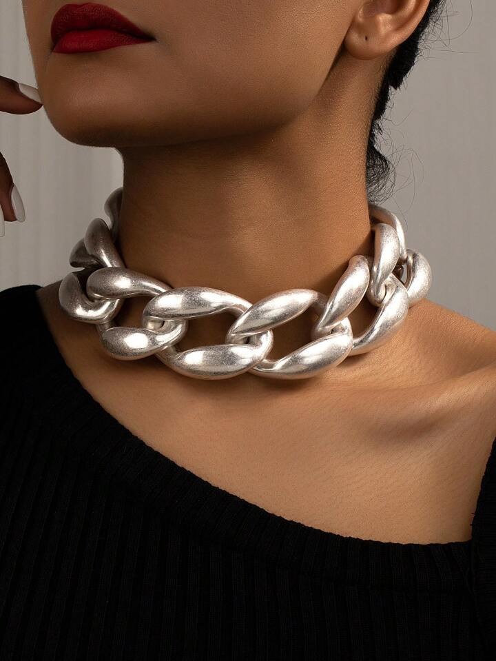 1pc Fashionable Minimalist Chain Necklace For Women For Daily Decoration | SHEIN