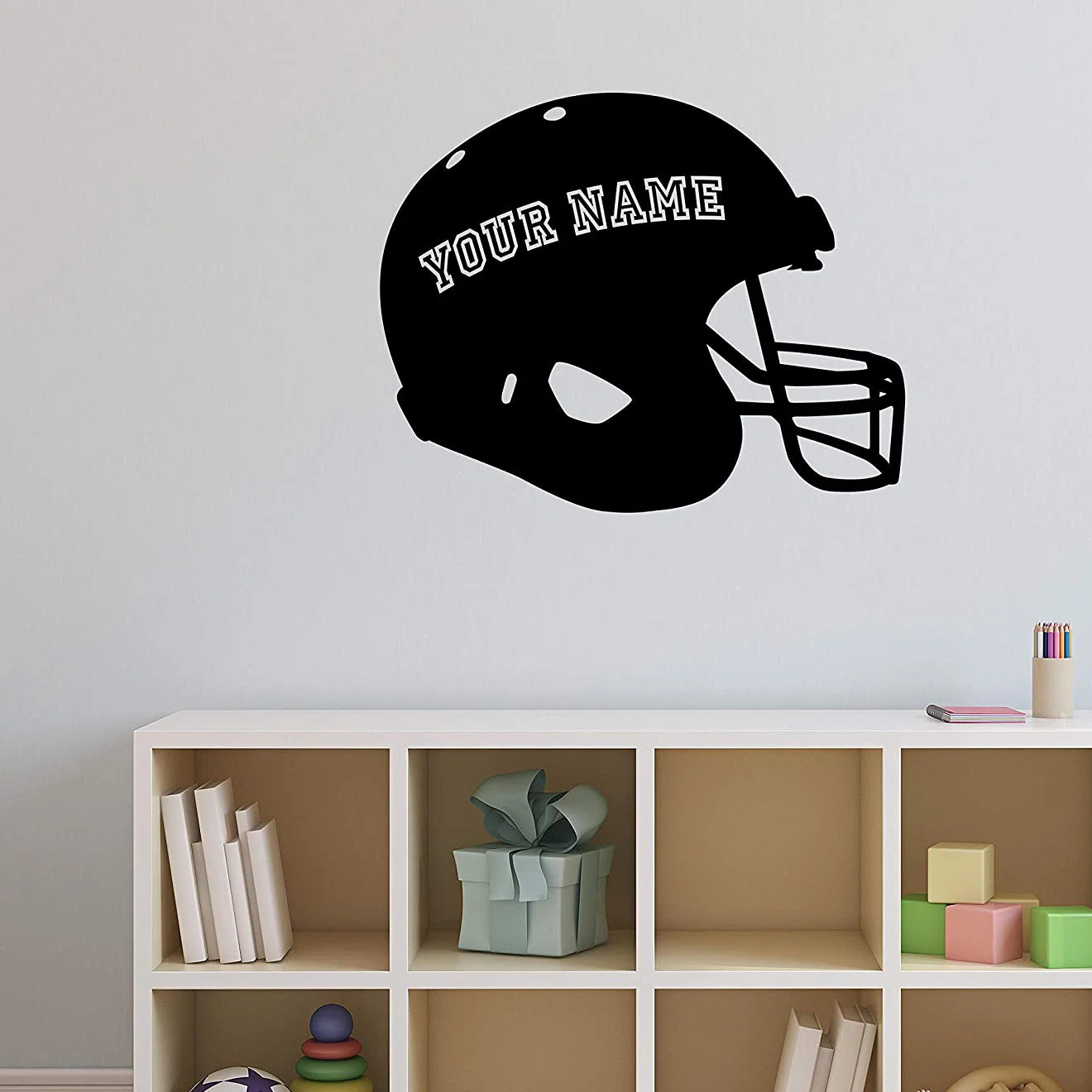 Trinx Personalized Football Helmet Decal - CS51 | Wayfair | Wayfair North America